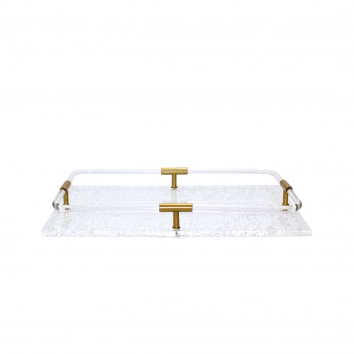 Crystal Clear Rectangle Tray