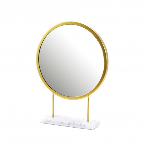 Gold & Marble Mirror