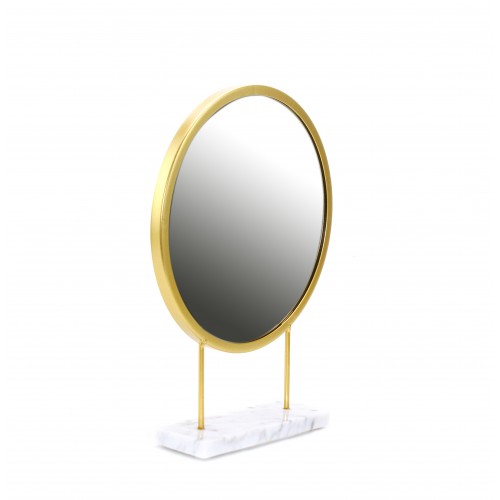 Gold & Marble Mirror